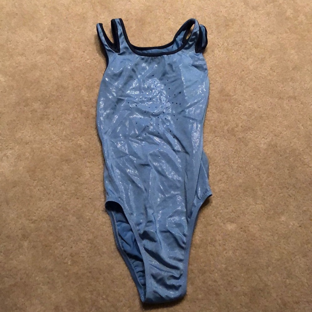 Blue Gymnastics Leotard